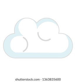 cloud sky isolated icon