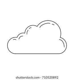cloud sky isolated icon