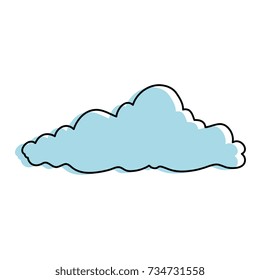 cloud sky isolated icon
