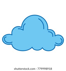 cloud sky isolated icon