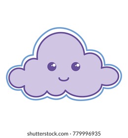 cloud sky kawaii character
