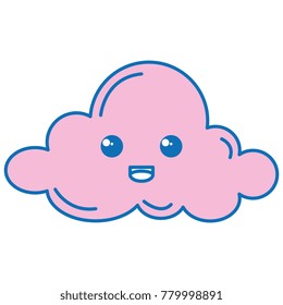 cloud sky kawaii character