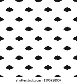 Cloud in sky pattern seamless vector repeat geometric for any web design