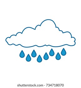 cloud sky rainy icon