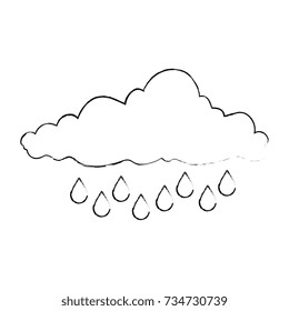 cloud sky rainy icon