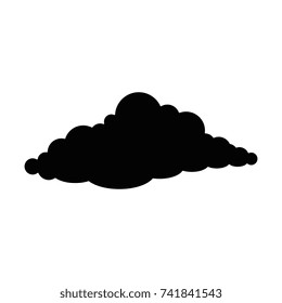 cloud sky silhouette icon