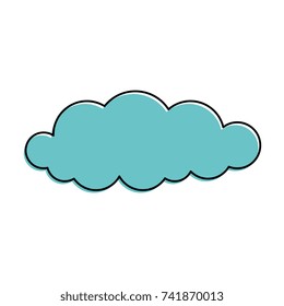 cloud sky silhouette icon