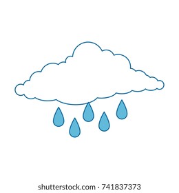 cloud sky silhouette with rain drops