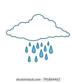 cloud sky silhouette with rain drops