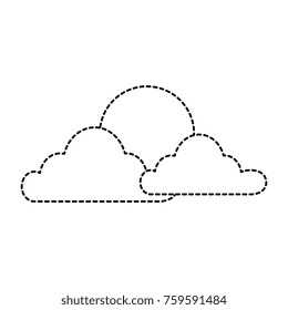 cloud sky with sun