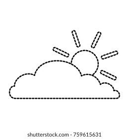 cloud sky with sun