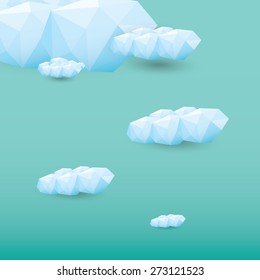 cloud sky vector. 