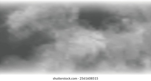 Cloud Smoke background. White fog or smoke copy space background. Misty fog effect texture overlays. EPS vector illustration