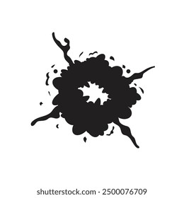 Cloud Smoke design illustration template
