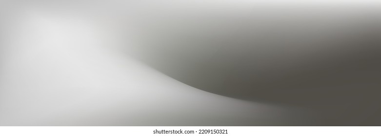 Cloud Smoke Gray Liquid Curve Flow Background. Silver White Smog Weather Metal Gradient Mesh. Light Blurry Grey Smooth Sky Monochrom Design Pic. Fluid Wavy Water Pastel Cloudy Gradient Backdrop.