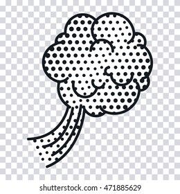 Cloud Smoke Pop Art Style Vector Stock Vector (Royalty Free) 471885629 ...