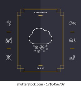 Wolkenkratzer-Symbol. Grafische Elemente für Ihr Design