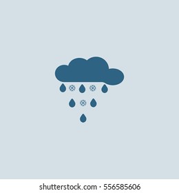cloud, snow, rain