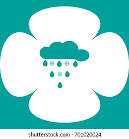 cloud, snow, rain