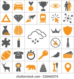 Cloud with Snow and Rain icon