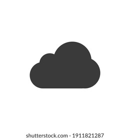cloud solid colour icon for business website,apps, and many more