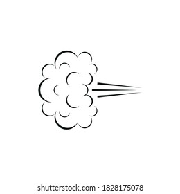 Cloud Spray Simple Flat Vector Illustration Stock Vector (Royalty Free ...