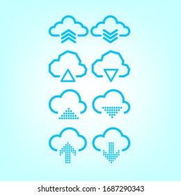 Cloud storage. Download to the cloud. Uploading from the cloud