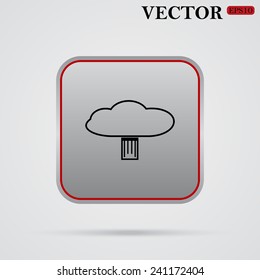 cloud storage,  flash drive,  vector, EPS 10