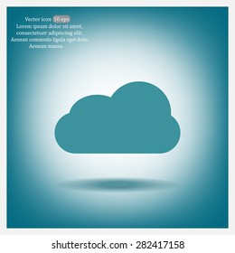 cloud and cloud storage icon