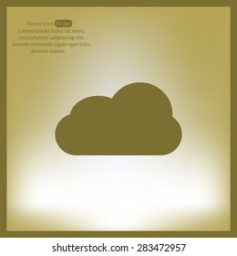 cloud and cloud storage icon