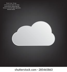 cloud and cloud storage icon