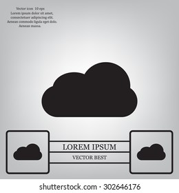 cloud and cloud storage icon