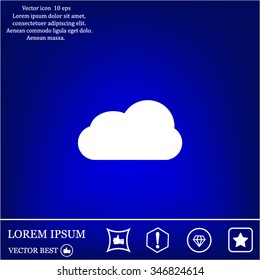 cloud and cloud storage icon