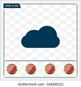 cloud and cloud storage icon