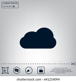 cloud and cloud storage icon