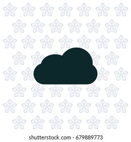 cloud and cloud storage icon