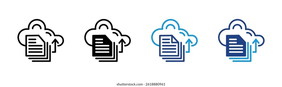 Elemento de icono de almacenamiento en la nube para diseño