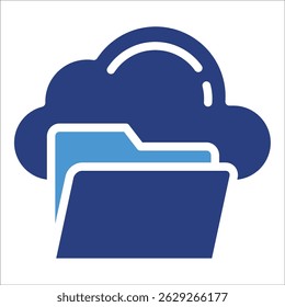 Cloud Storage Icon Element For Design