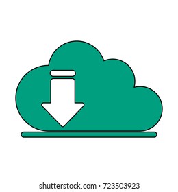 cloud storage icon image 