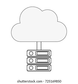 cloud storage icon image