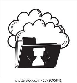 Cloud Storage Icon – Secure Online Data Backup