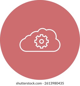 Cloud Storage Icon Symbol Art Sign