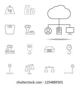 cloud storage icon. web icons universal set for web and mobile