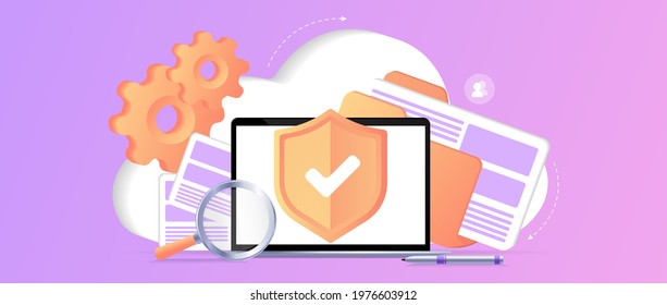 Cloud storage idea. Antivirus. online computing. internet database, backup server. programming equipment. limited access, control pass, privacy settings. Database with cloud server. Web banner