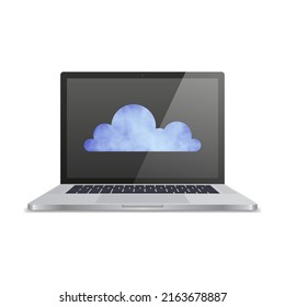 Cloud storage. Network cloud service. Data protection. Vector illustration.