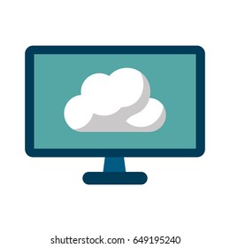 cloud storage related icon image 