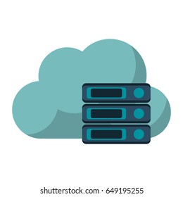 cloud storage related icon image 
