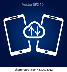 cloud storage, synchronization devicesvector