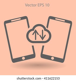 cloud storage, synchronization devicesvector