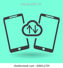 cloud storage, synchronization devicesvector